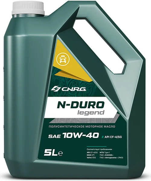 CNRG N-Duro Legend 10W-40 CF-4/SG, фасовка 5 л