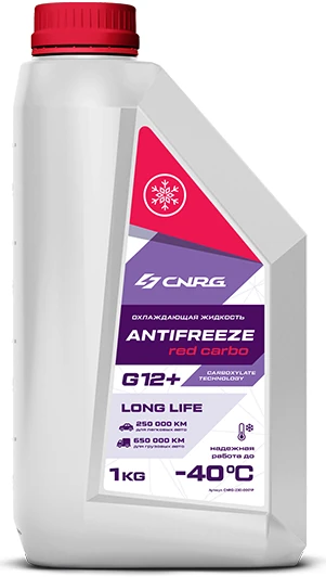 CNRG Antifreeze Red Carbo G12+, фасовка 1 кг