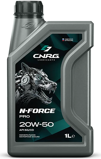 CNRG N-Force Pro 20W-50 SG/CD, фасовка 1 л