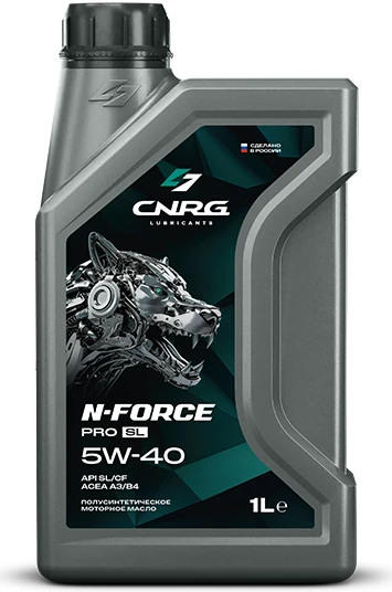 CNRG N-Force Pro SL 5W-40 SL/CF, фасовка 1 л