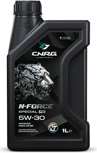 CNRG N-Force Special FE 5W-30 SN/CF; A5/B5, фасовка 1 л