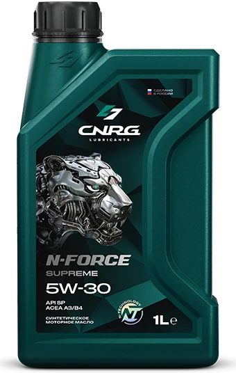 CNRG N-Force Supreme 5W-30 SP, A3/B4, фасовка 1 л