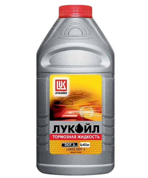 ЖИДКОСТЬ ТОРМОЗНАЯ ЛУКОЙЛ DOT 3, фасовка 455 г