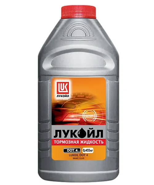 ЖИДКОСТЬ ТОРМОЗНАЯ ЛУКОЙЛ DOT 4, фасовка 455 г