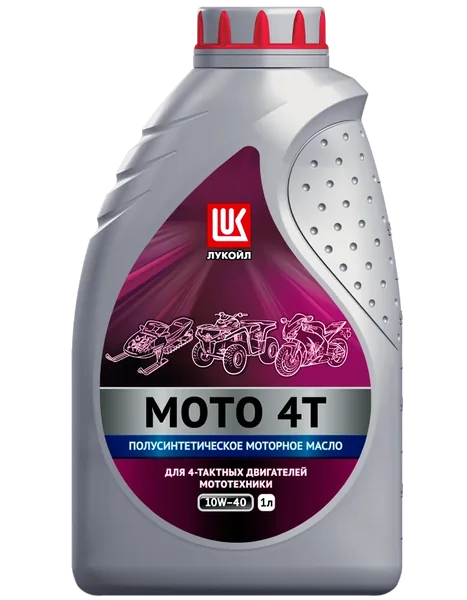 ЛУКОЙЛ МОТО 4Т SAE 10W40, SL, фасовка 1 л