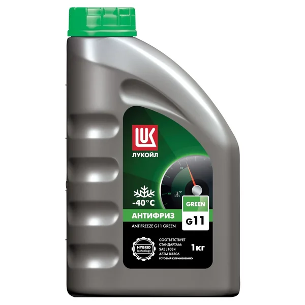 ЖИДКОСТЬ ЛУКОЙЛ АНТИФРИЗ G11 GREEN, фасовка 1 кг