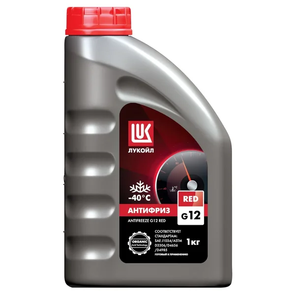 ЖИДКОСТЬ ЛУКОЙЛ АНТИФРИЗ G12 RED, фасовка 1 кг