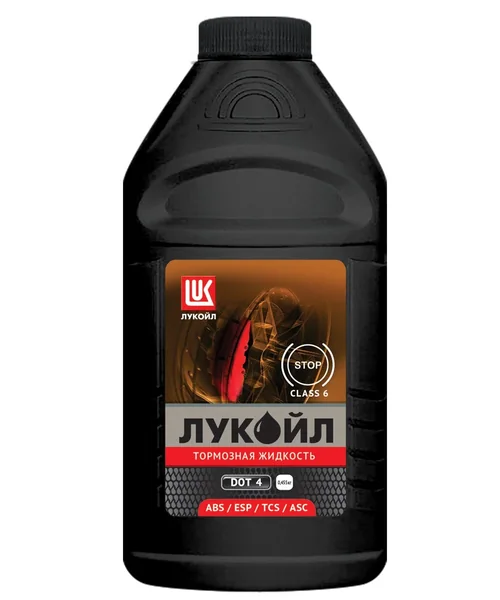 ЖИДКОСТЬ ТОРМОЗНАЯ ЛУКОЙЛ DOT 4 кл. 6, фасовка 455 г